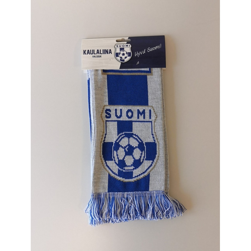 Suomi -kaulaliina, jalkapallo logolla