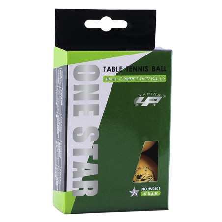 Yaping -pöytätennispallo *** 6kpl/pkt