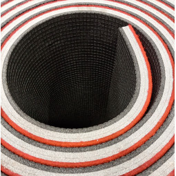 Runningmatto, ohut 11M x 1M x 3cm, punainen